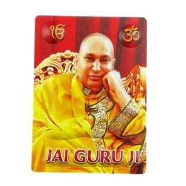 3D Magnetic Sticker | Jai Guru Ji in Polyresin for Home Decoration | Fridge Etc (9.5 Cms) (1 Pc)