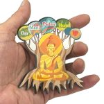 Meditating Buddha in MDF 2