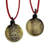 Shri Narsingh Yantra Locket | Pendant In Brass (Oxidized Finish) For Men & Women (7 Grams Approx) (1 Pc)