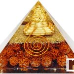 Orgone Pyramid Shri Yantra with Rudraksha 1 wm 2