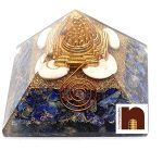 Orgone Pyramid Shri Yantrawm2 with Lapis Lazuli 2
