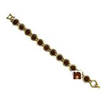 Rudraksha Bracelet In Designer Gold4WM