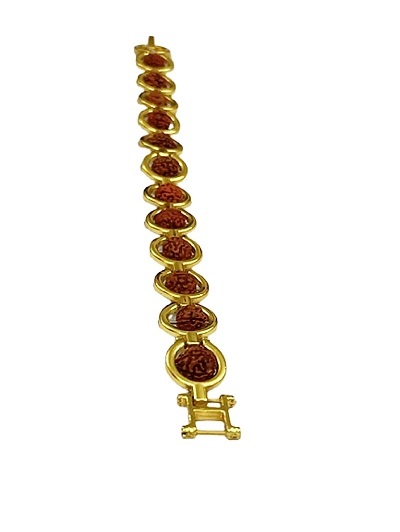 Alessia Paperclip Adjustable Friendship Bracelet (Gold)
