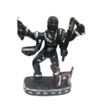 Bhairav Baba Idol in Black Metal (12 cm) (1 Pc)
