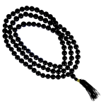 black agate mala 2br