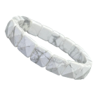 bracelet howlite pyramid 4br