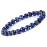 bracelet lapis lazuli round 2