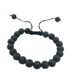 bracelet lava beads in thread 1 br