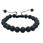 bracelet lava beads in thread 2 br
