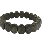 Pyrite Bracelet For Men & Women (Diamond Cut) (Stretchable) (1 Pc)