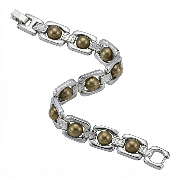 bracelet pyrite in metal 7 bracelet pyrite in metal 7