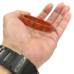 bracelet red jasper pyramid 4br