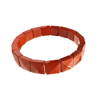 bracelet red jasper pyramid 6br