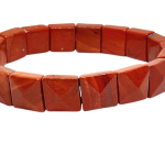 bracelet red jasper pyramid 9br
