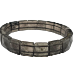 bracelet smoky quartz pyramid 8br