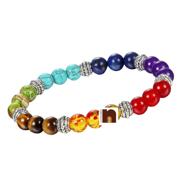 Buy 7 Chakra Crystal Healing Bracelet Online in India  Mypoojaboxin