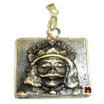 brass shani yantra pendant 1 wm
