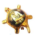 brass tortoise small with shirdi sai baba 1 wm