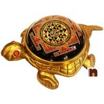 brass turtle with shri yantra 2 wm