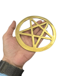 brass vastu star round helix 4