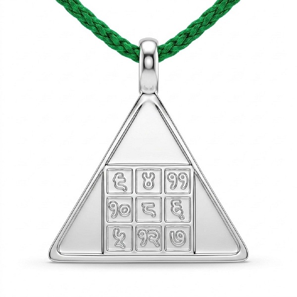 budh yantra silver pendant 7 budh yantra silver pendant 7