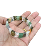 compressed 7 chakra square bracelet 10br