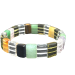 compressed 7 chakra square bracelet 2br