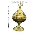 compressed akhand diya 15 cms 2br dimention