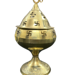 compressed akhand diya 18 cms 1br