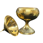 compressed akhand diya 20 cms 5br
