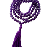 compressed amethyst mala 8 mm 2br