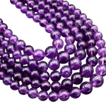 compressed amethyst mala 8 mm 5br