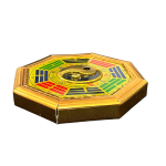 compressed bagua mirror yin yang small 6br
