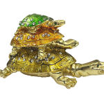 compressed bejewelled triple tortoise multi 3br