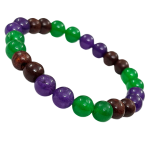 compressed bracelet amethyst wood green aventurine 5br