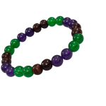 compressed bracelet amethyst wood green aventurine 7br