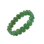 compressed bracelet green aventurine diamond cut 3br