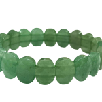 compressed bracelet green aventurine diamond cut 5br