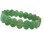 compressed bracelet green aventurine diamond cut 6br