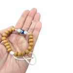 compressed bracelet wood crystal moonstone 9br