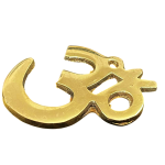 compressed brass om wall hanging 2 inches 10br