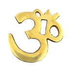 compressed brass om wall hanging 2 inches 1br