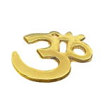 compressed brass om wall hanging 2 inches 8br