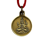 compressed brass oxidized bhuvneshwari yantra pendant 3br