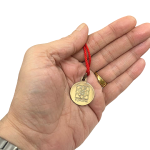 compressed brass oxidized bhuvneshwari yantra pendant 5br