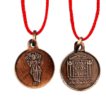 compressed copper pitradosh nivaran yantra pendant oxidized 1br