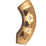 compressed copper pyramid shift arrow curved 1br