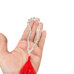compressed crystal jaap mala round beads 8 mm 8br