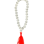 compressed crystal mala for jaap 27 beads 1br