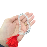 compressed crystal mala for jaap 27 beads 7br